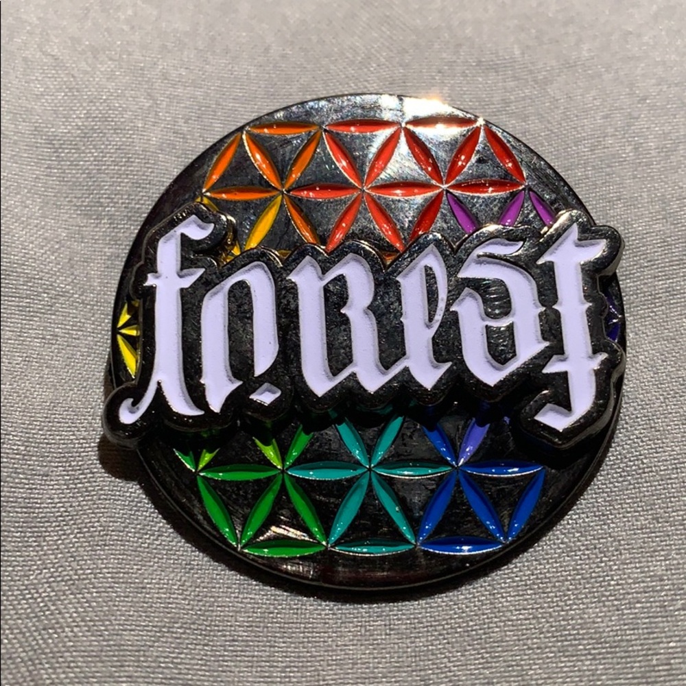 Electric Forest forest family spinning pin